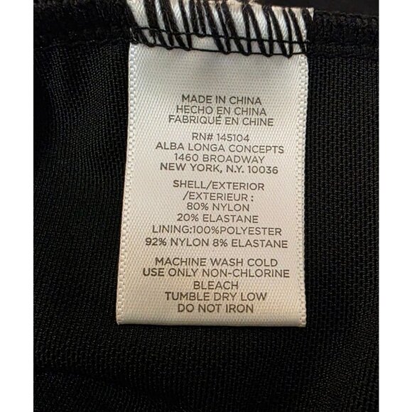 Jones New York NWT Slimming One Piece Halter Swimsuit Power Mesh Padded Plus 24W - Picture 6 of 6